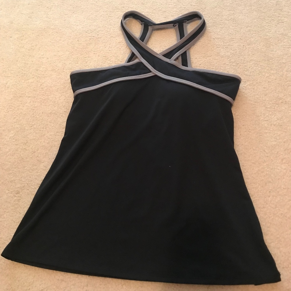 Black Lululemon Athletica Workout tank